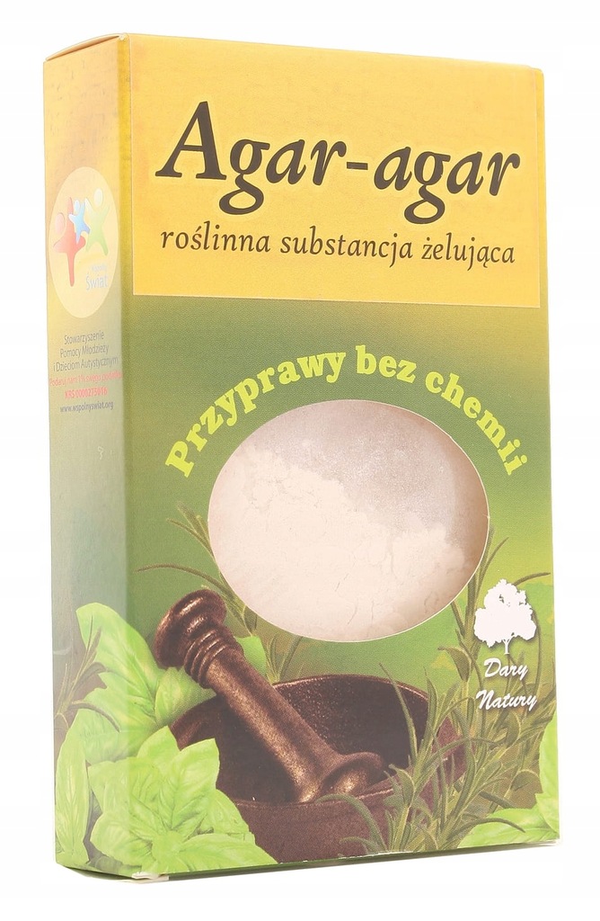Agar Agar zagęstnik Dary Natury 30g