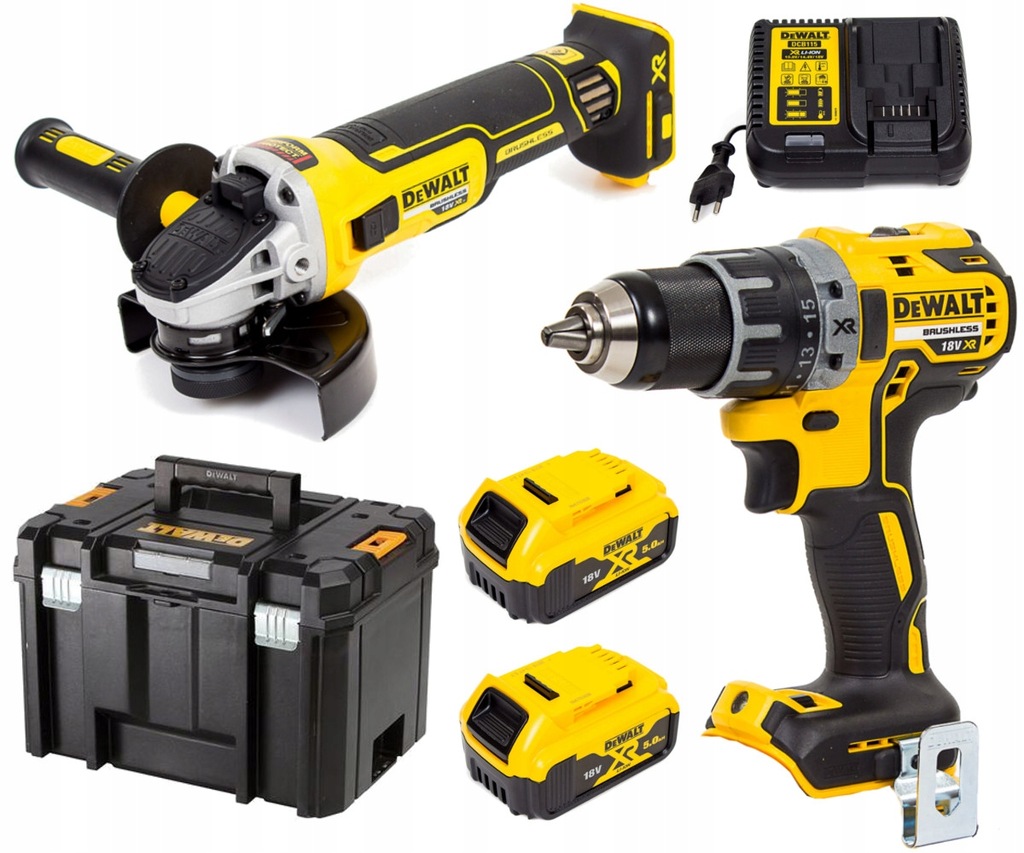 Zestaw combo DeWALT DCG405 + DCD791 DCK2020P2T 18V 11559550494
