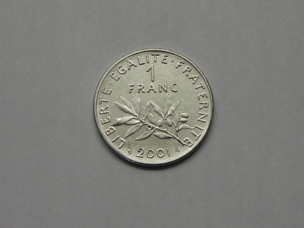 15587/ 1 FRANC 2001 FRANCJA