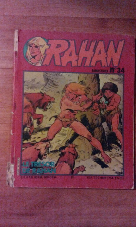 komiks LE TRESOR DE RAHAN język francuski