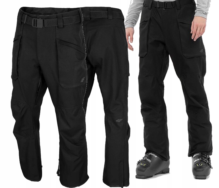 4F SPODNIE SNOWBOARDOWE H4Z22-SPMN002 CZARNE M