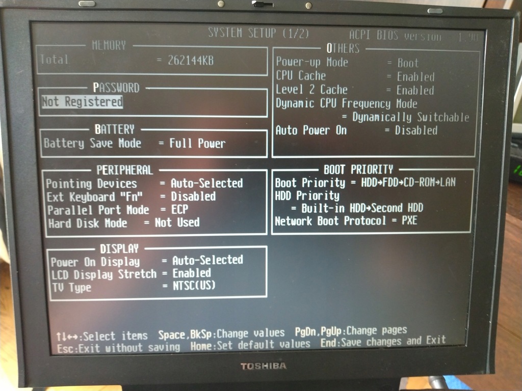 Toshiba Satellite Pro SP6100