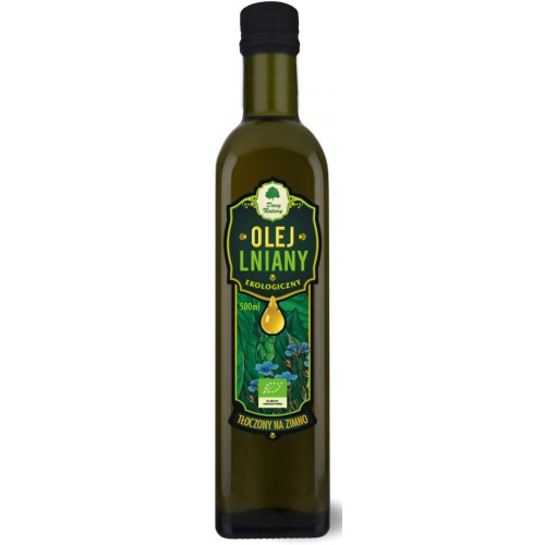 Olej lniany EKO 500ml Dary Natury