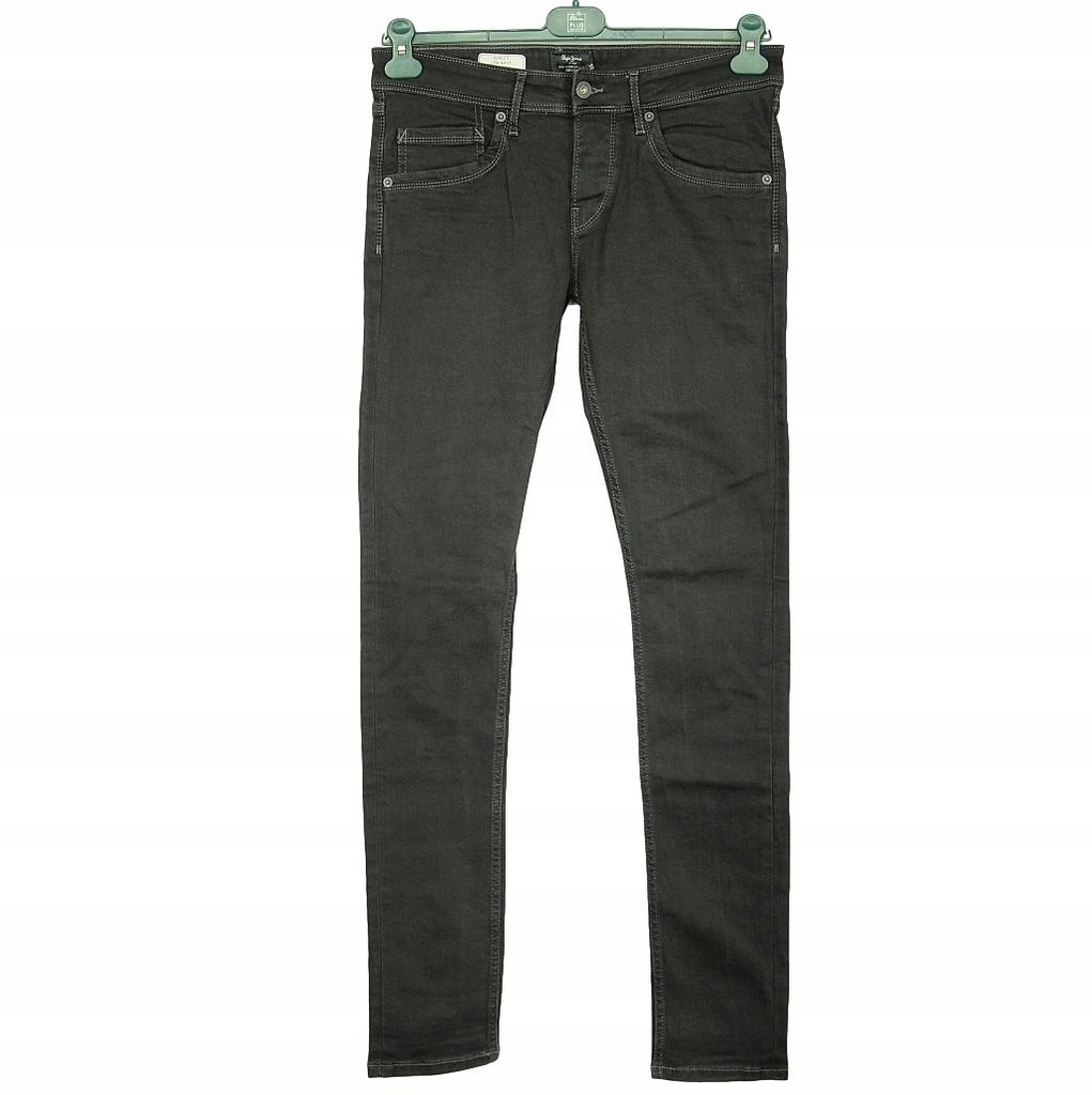 1304 PEPE JEANS _ Spodnie czarne jeans slim _ 32