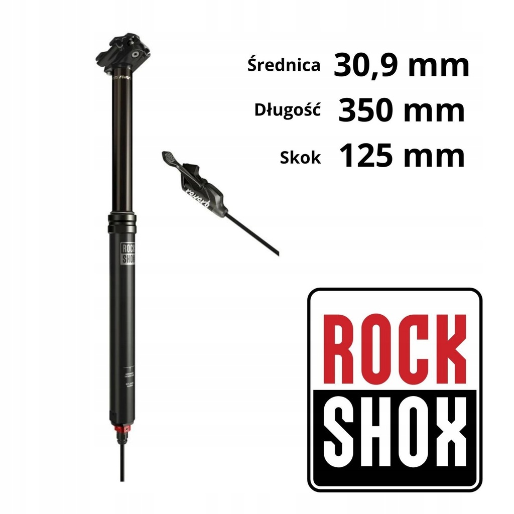 Sztyca regulowana Rock Shox Reverb 30,9/350mm