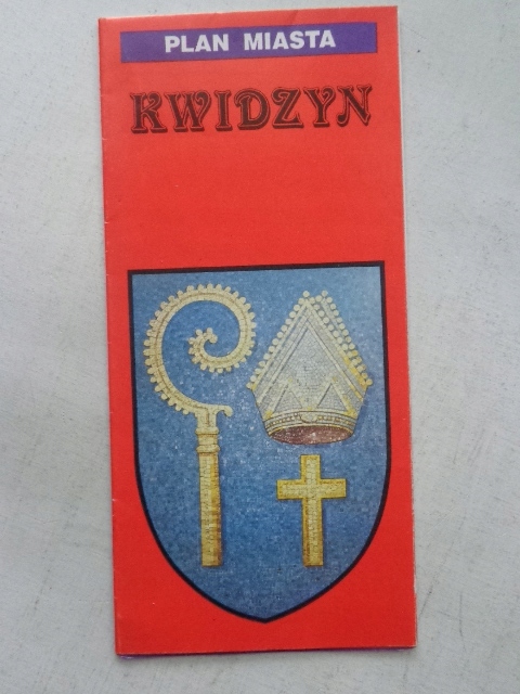 KWIDZYN plan miasta 1992