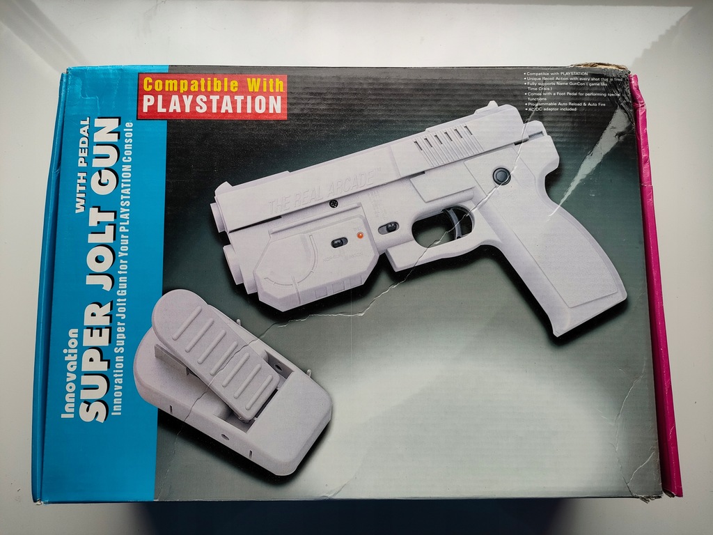 ***** PISTOLET INNOVATION SUPER JOLT GUN Playstation 1 2 PSX PS1 PS2 *** 3