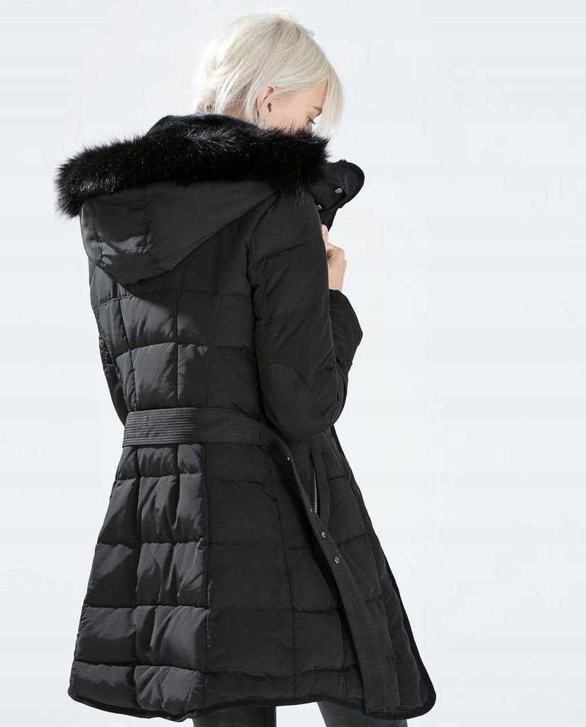 K様へ♥2/15 GB358 ZARA ZARA KURTKA Z PASKIEM W TALII__S - 11700970600