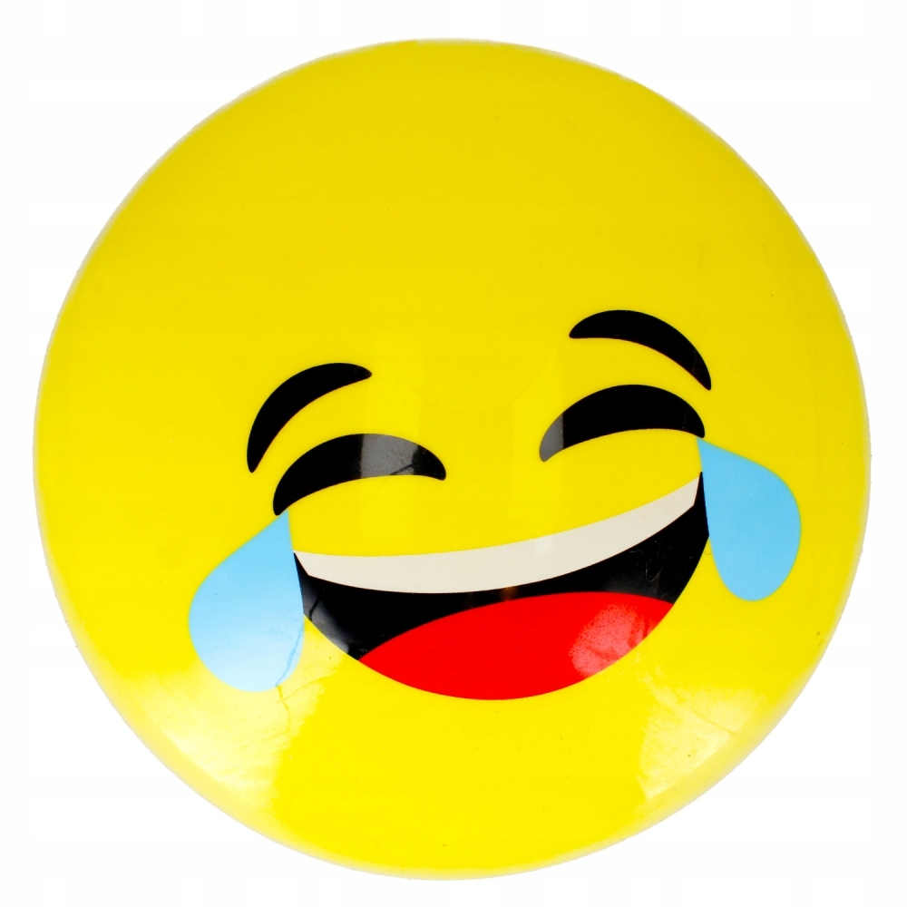 Piłka PVC 23cm Zółta Buźka