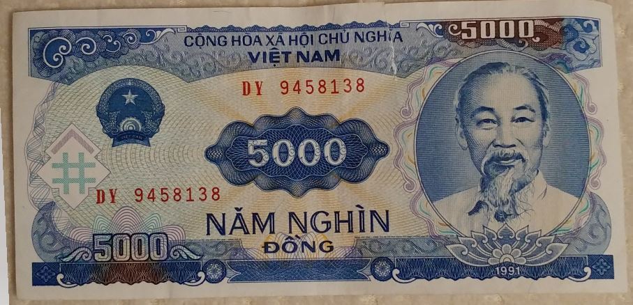 5000 dong - wietnam