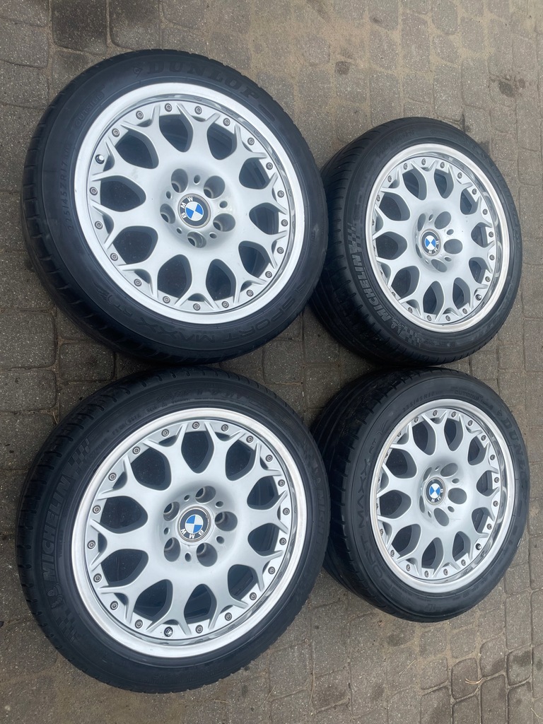 KOŁA FELGI ALUFELGI BMW E39 E36 E46 BBS RS 845 17'' ET 20 OPONY LATO