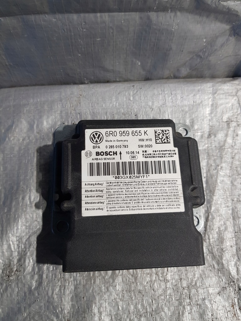 MODUŁ STEROWNIK AIR BAG POLO 6R FABIA 2 6R0959655K