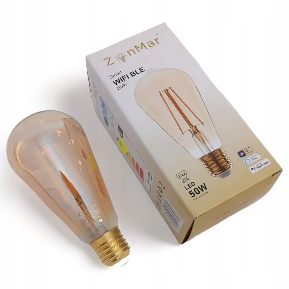 Inteligentna żarówka WiFi LED 5W E27 ZonMar