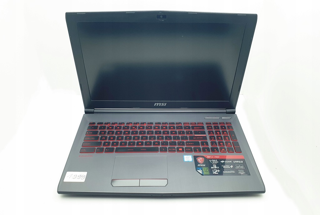 Laptop MSI GV62 i5-7300HQ/8GB/1TB GTX1050