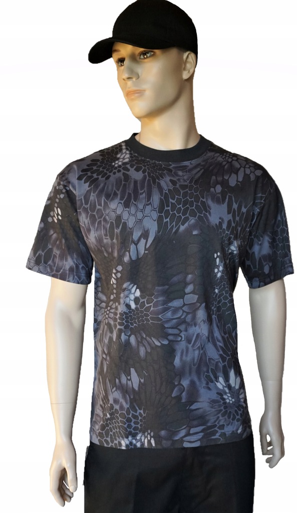 US T-shirt MFH snake black koszulka męska moro S