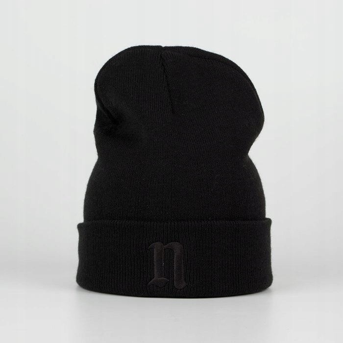 Czapka Nervous Cuff Initial Black Obsidian
