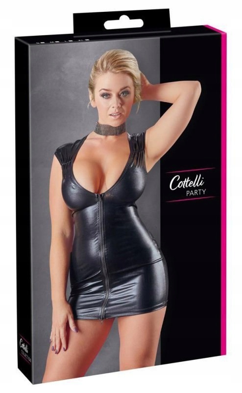 Wet Look Dress with Zip M Boss of toys