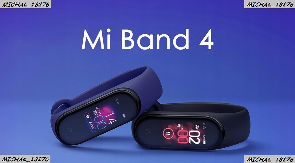 Xiaomi Mi Band 4+ FOLIA GRATIS (OPASKA SPORTOWA)