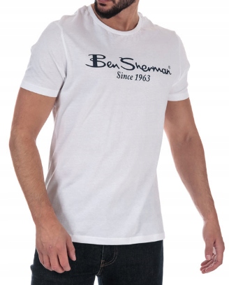 Koszulka męska Ben Sherman T-Shirt biały S