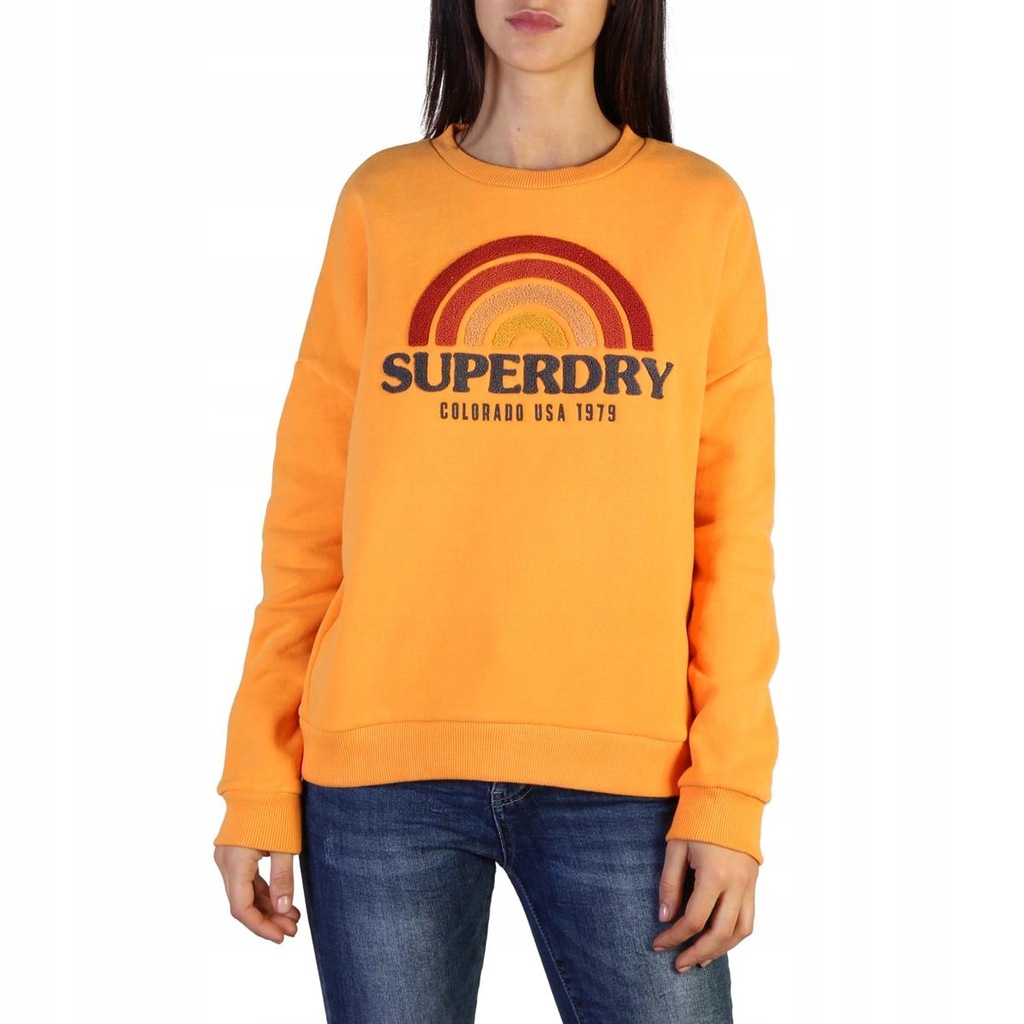 Superdry bluza damska pomarańczowy UK 14