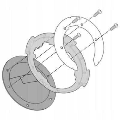 KAPPA mocowanie tanklock BMW G650 GS '11-14