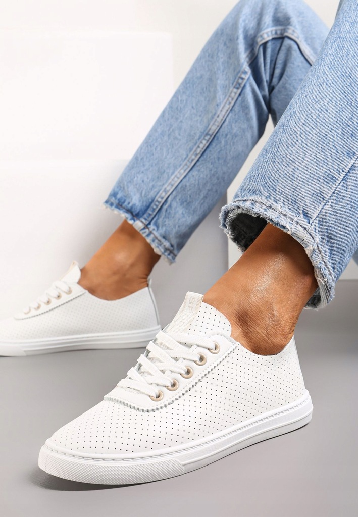 Renee Beżowe Tenisówki damskie 36 Casual