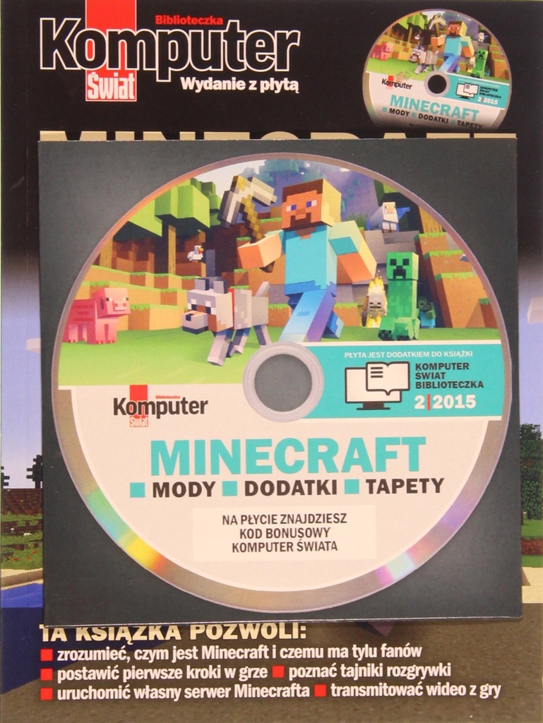 MINECRAFT MODY DODATKI TAPETY CD