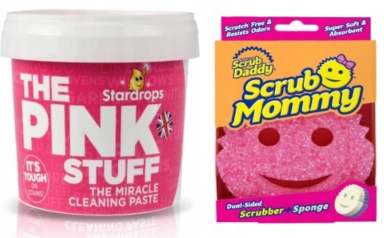 PASTA PINK STUFF 500G + GĄBKA SCRUB MOMMY