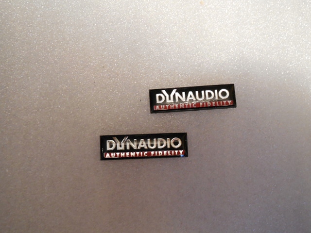 Logo DYNAUDIO 2 szt. oryginal