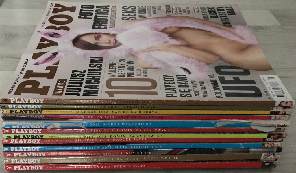 Playboy 2013 - 12 numerów, edycja PL