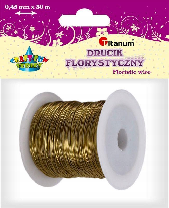 Drucik Titanum Craft-Funflorystyczny kolor złoty