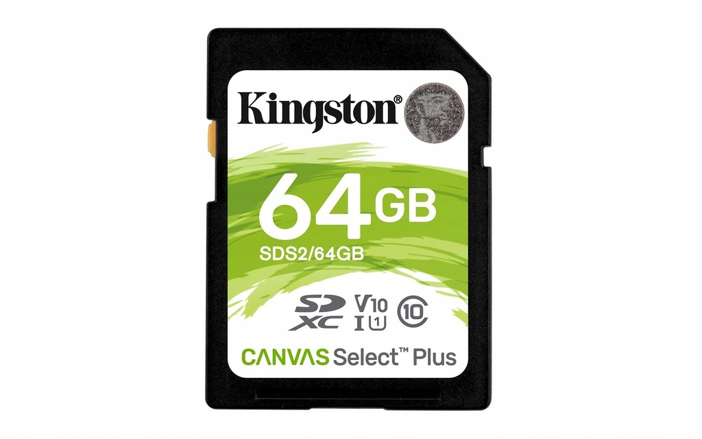 Karta pamięci Kingston Canvas Select Plus SDS2/64GB (64GB; Class U1, V10; K