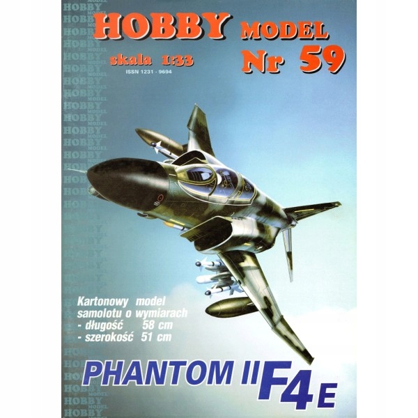 F-4 E Phantom II, Hobby Model, 1/33