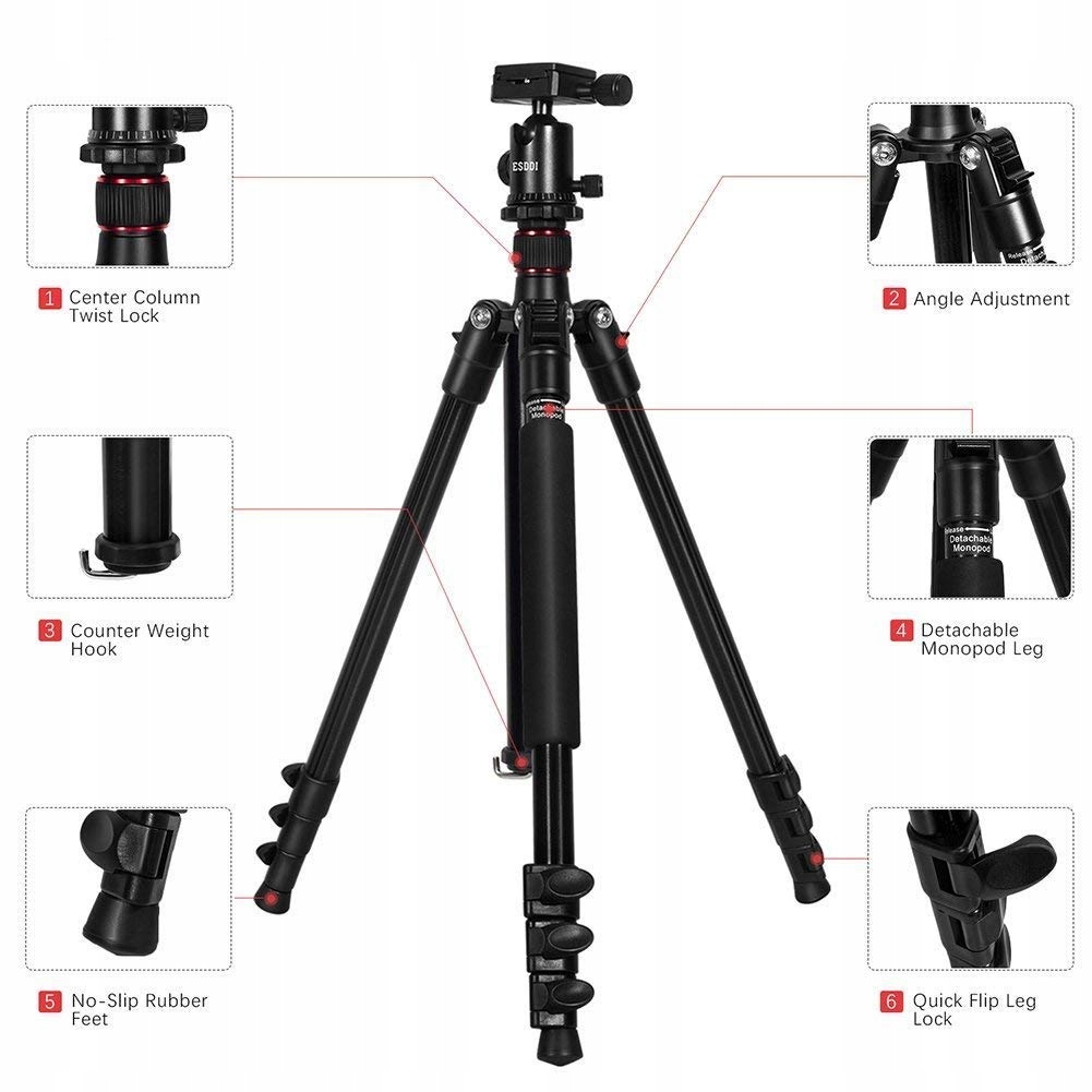 STATYW FOTOGRAFICZNY ESDDI TP40 TRIPOD !!! 7784060279 oficjalne
