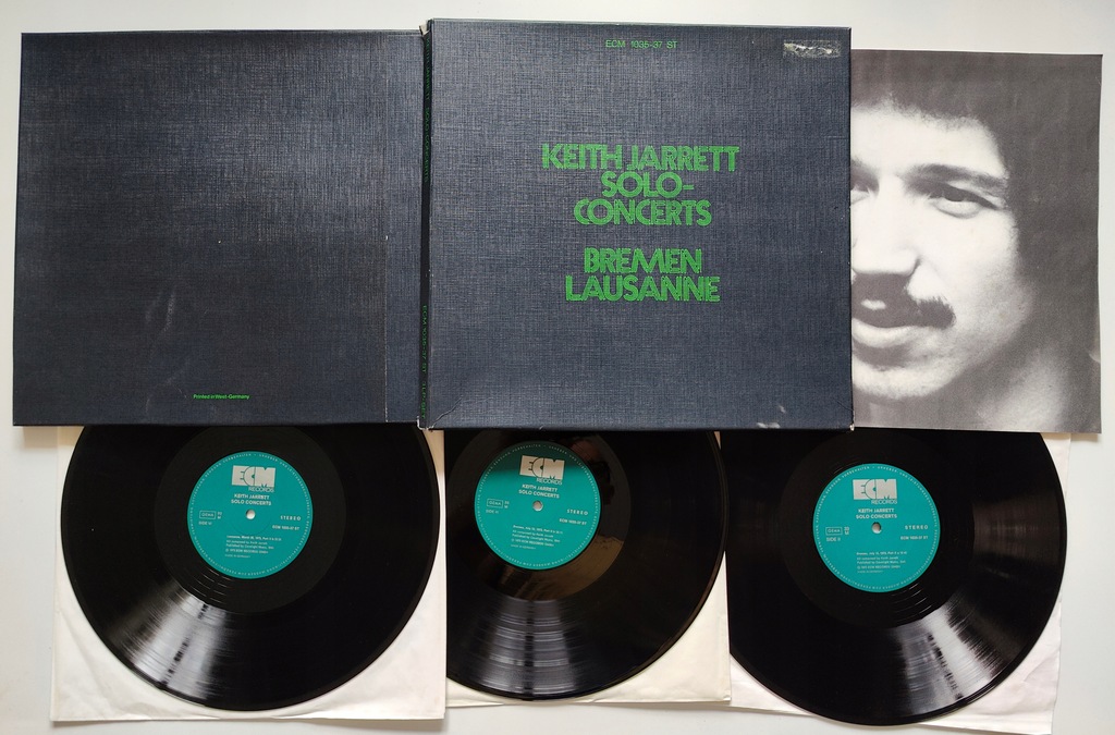 KEITH JARRETT - SOLO CONCERTS BREMEN LAUSANNE 3LP ECM