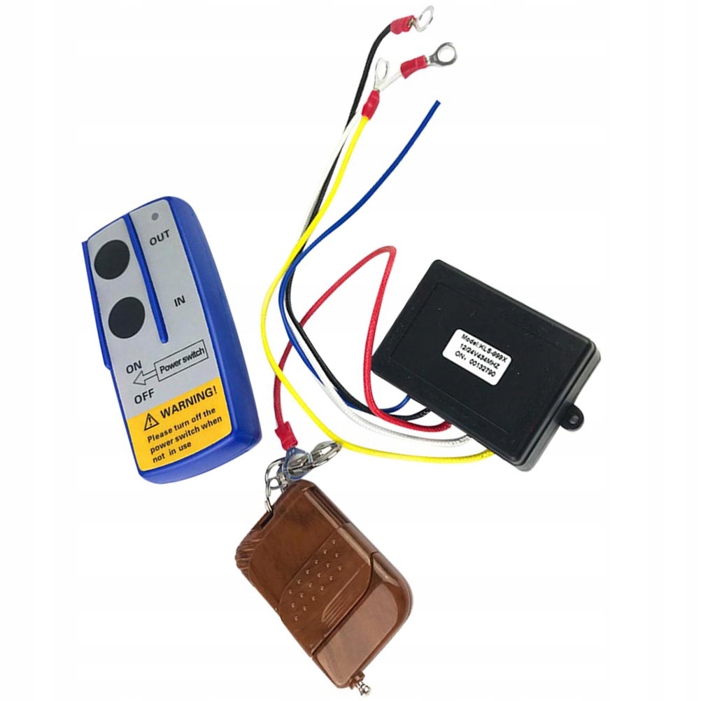 1 SET 12V DURABLE CAR WIRELESS WINCH REMOTE CAR WINCH CONTROLLER CAR ACCESS