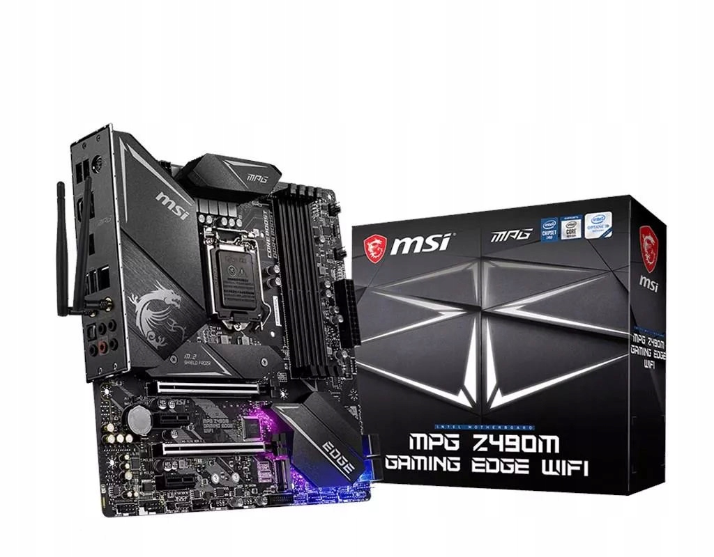 Купить МАТЕРИНСКАЯ ПЛАТА MSI Z490M GAMING EDGE LGA1200 MPG BOX: отзывы, фото, характеристики в интерне-магазине Aredi.ru