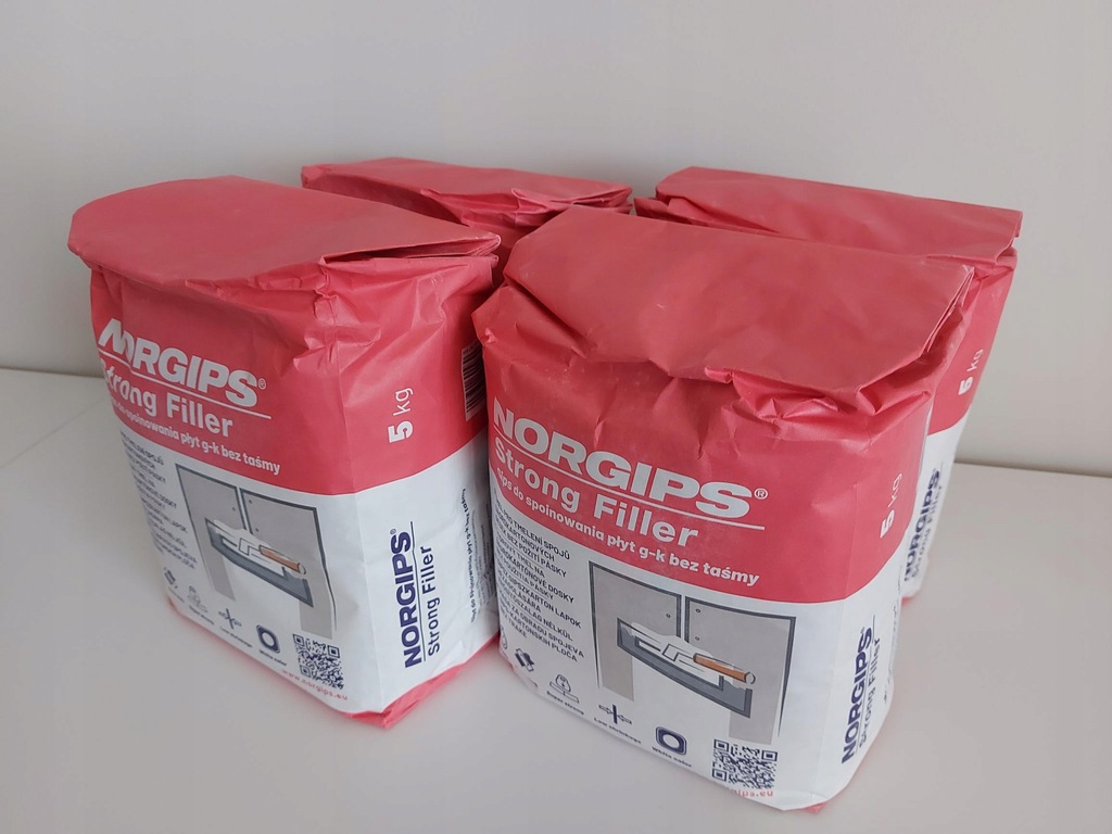 NORGIPS Strong Filler gips do spoinowania 20 kg