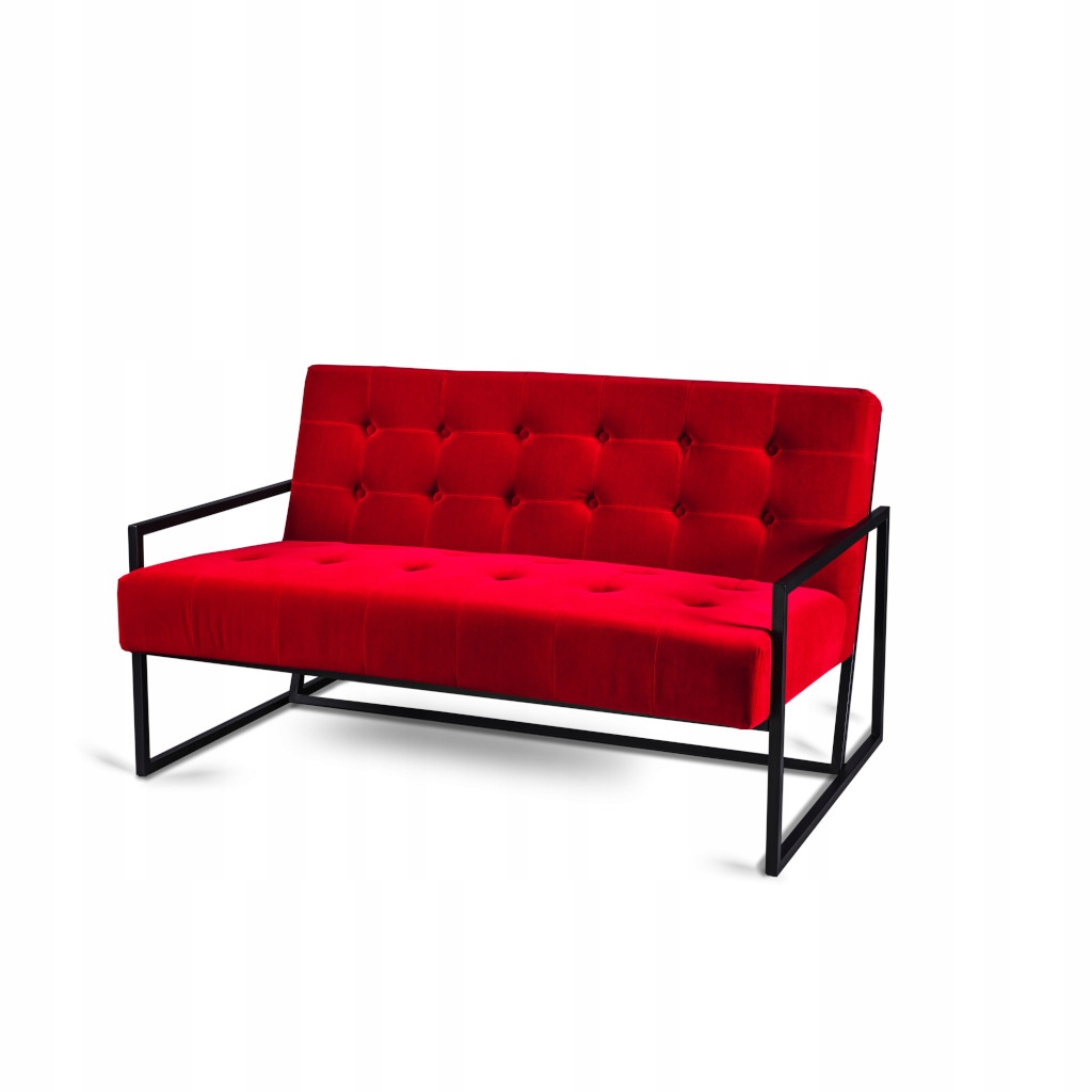Czerwona sofa, siedzisko do gabinetu OUTLET