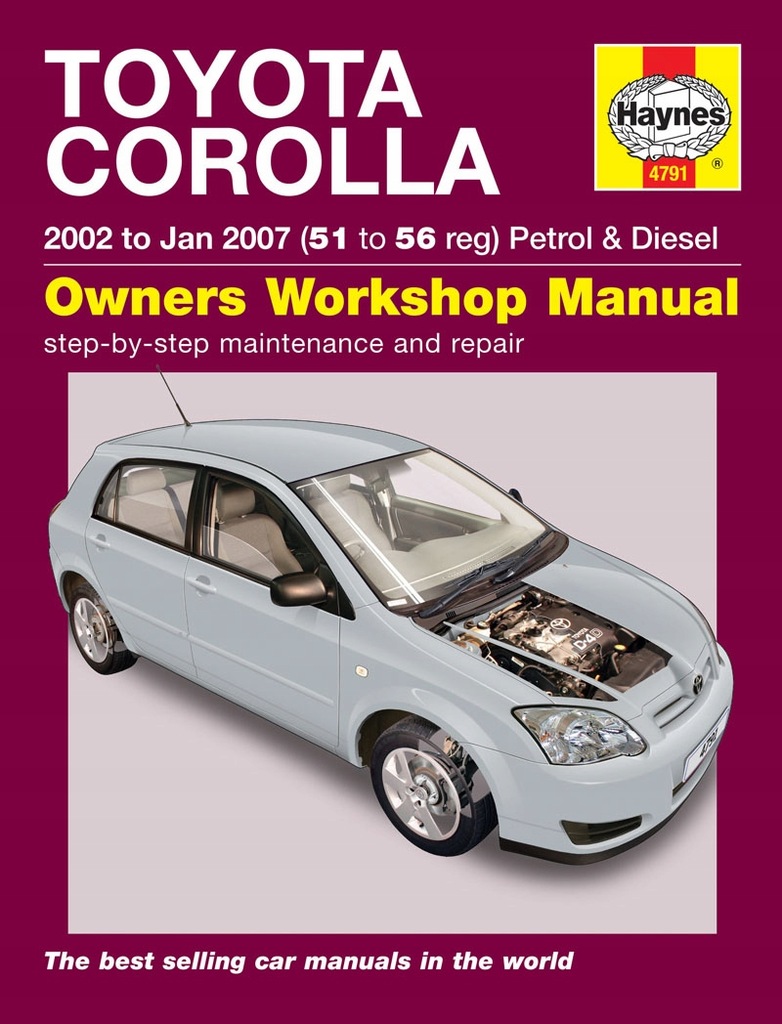 Toyota Corolla (2002 - 2007) Instrukcja Nr 4791 - 7696090784 - Oficjalne Archiwum Allegro