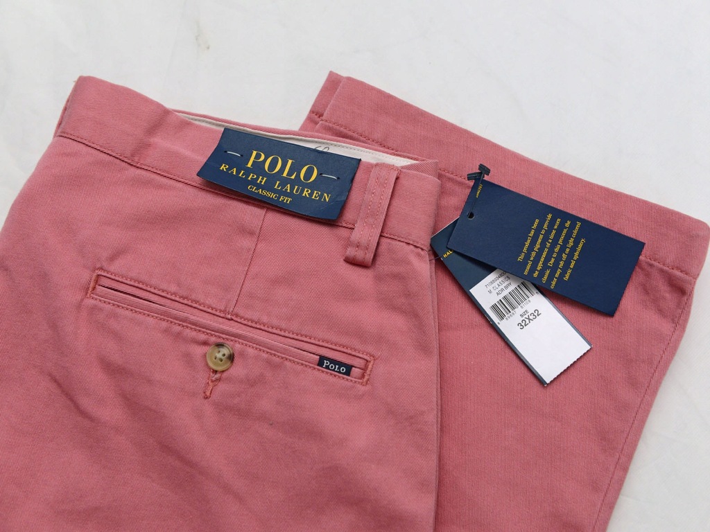 RALPH LAUREN CLASSIC FIT - SPODNIE CHINO - 32/32