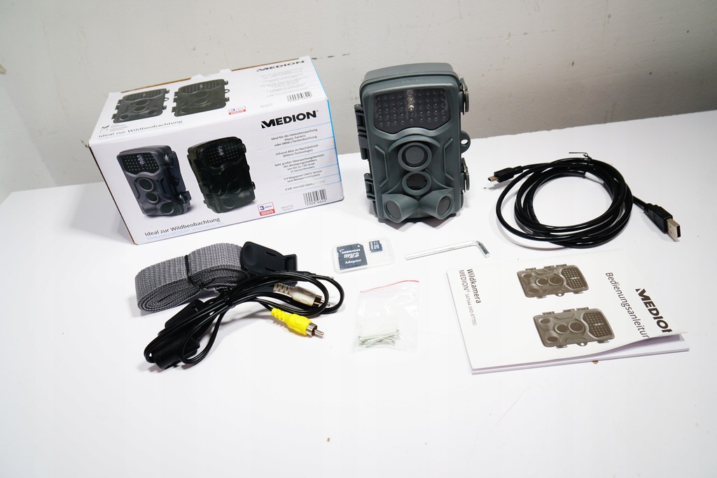 Fotopułapka Kamera Leśna Medion MD87755 42IR IP54