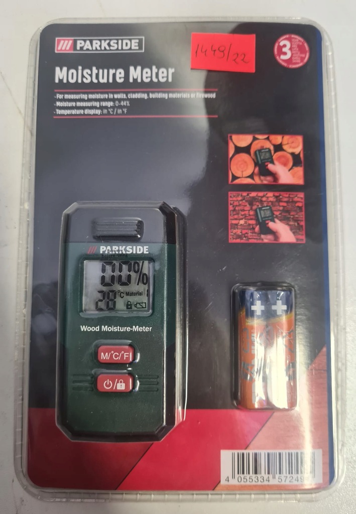 Miernik wilgoci PARKSIDE MOISTURE METER (1449/22) 12179826366 oficjalne archiwum Allegro
