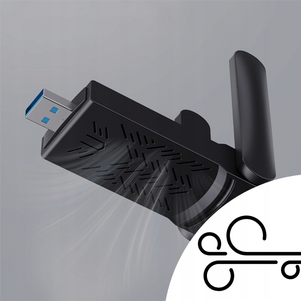 Купить АДАПТЕР СЕТЕВОЙ КАРТЫ WI-FI USB 3.0 1200 Мбит/с ДВОЙНОЙ: отзывы, фото, характеристики в интерне-магазине Aredi.ru