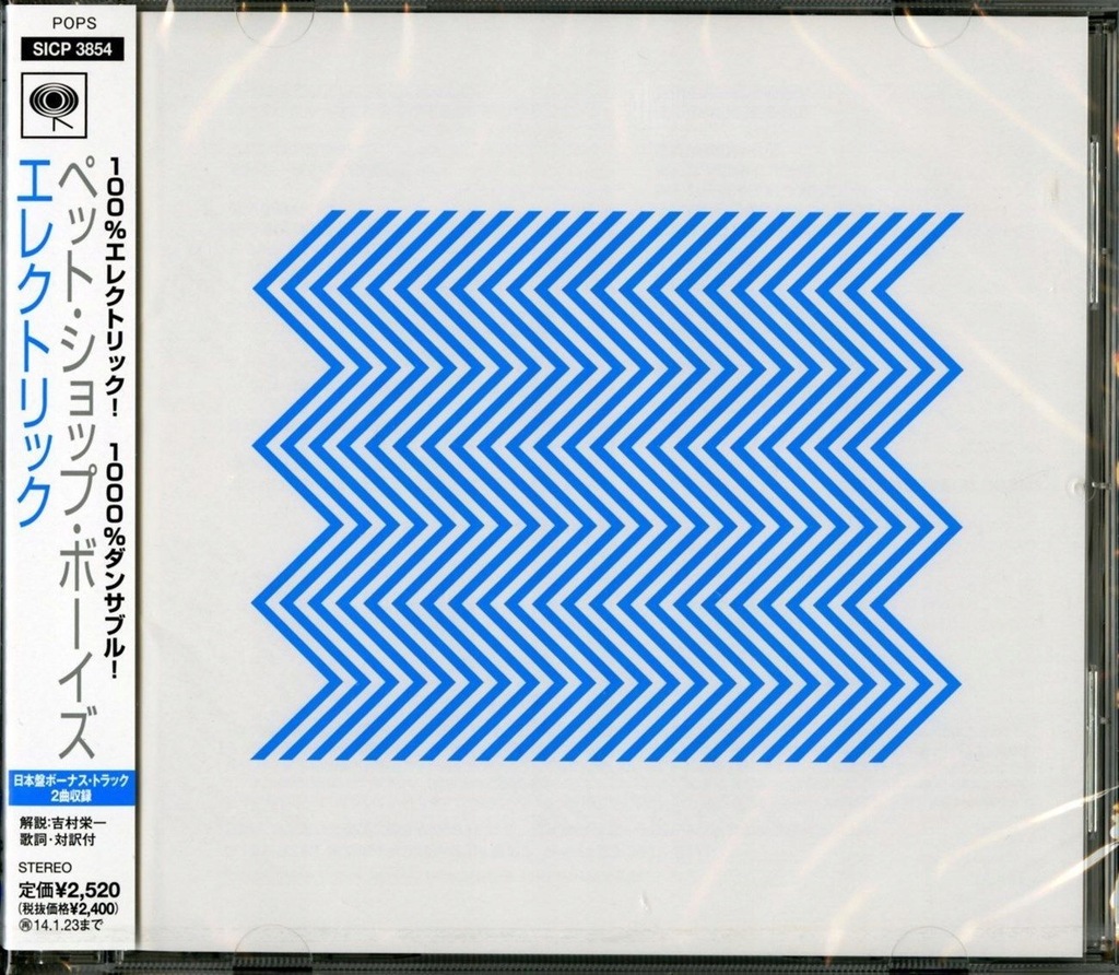PET SHOP BOYS Electric CD JAPAN 2013 1wyd bonus NEW Chris Lowe Neil Tennant