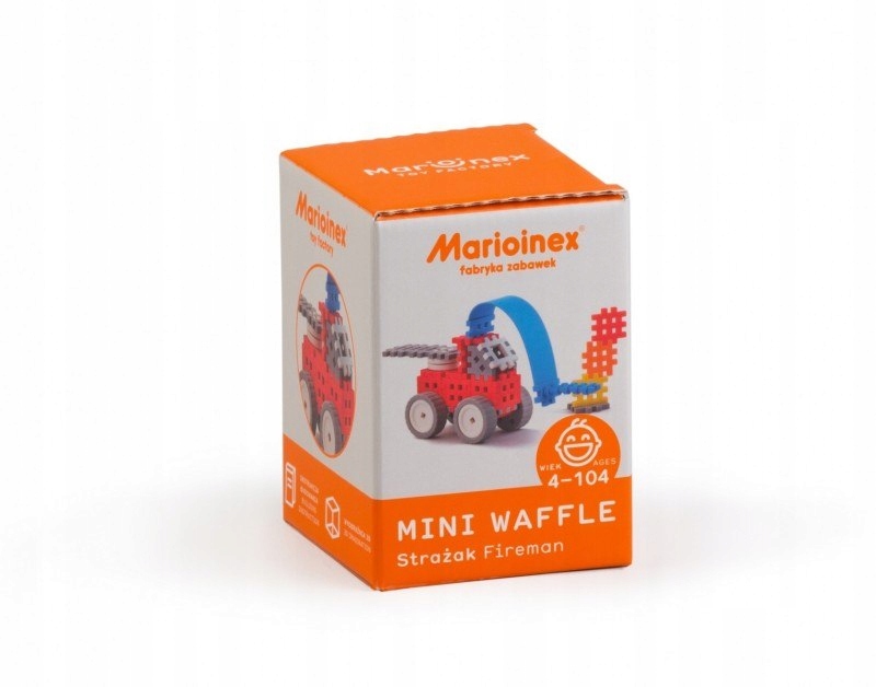 Klocki konstrukcyjne Mini Waffle Strażak Zestaw Ma