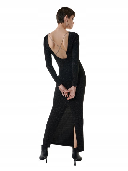 6ZI SINSAY MS1 MAXI SUKIENKA OPEN BACK__M
