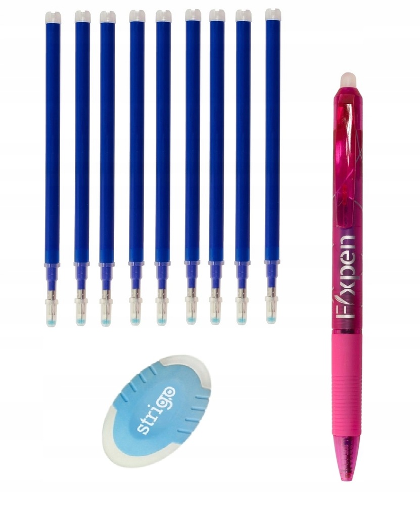 Купить Стираемая шариковая ручка Fixpen + 9 стержней + ластик: отзывы, фото, характеристики в интерне-магазине Aredi.ru