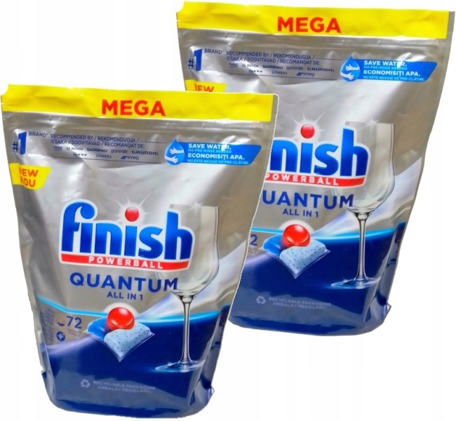 FINISH Quantum All-in-1 kapsułki do zmywarki 144 s