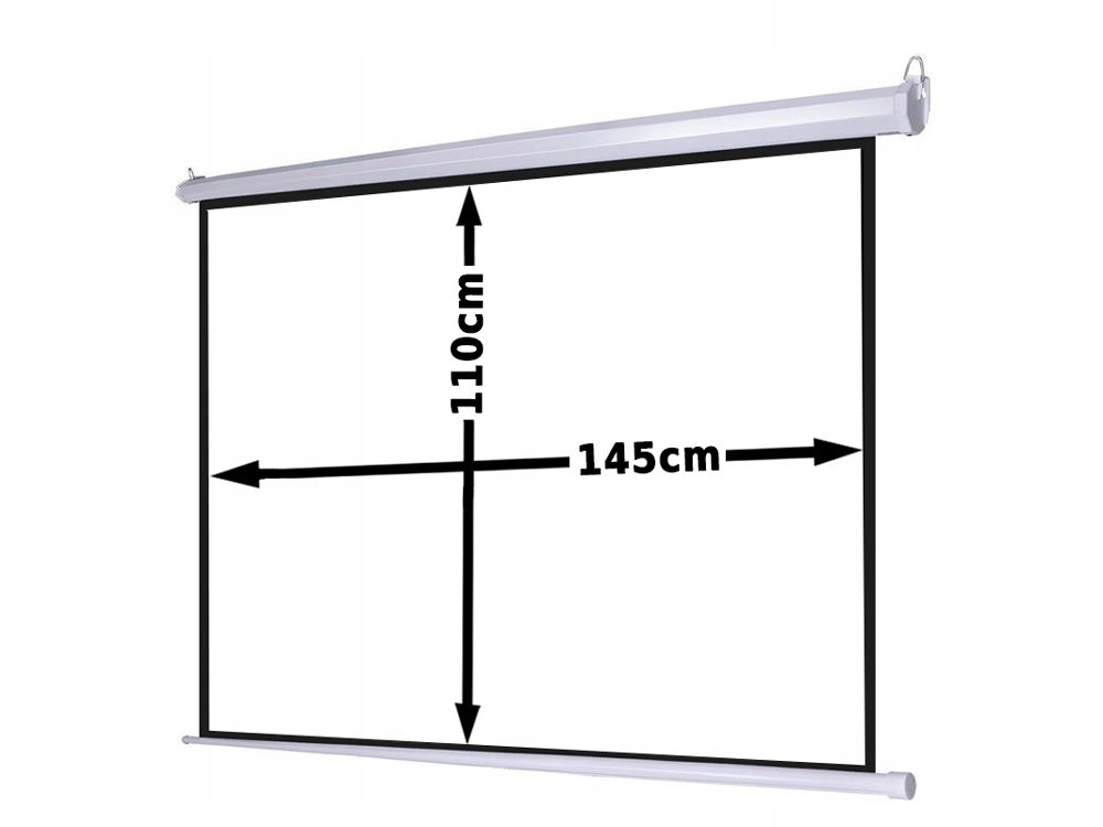 Купить ПРОЕКЦИОННЫЙ ЭКРАН 145X110СМ 4:3 НАСТЕННЫЙ С РУЧНЫМ УПРАВЛЕНИЕМ: отзывы, фото, характеристики в интерне-магазине Aredi.ru